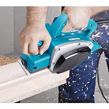 Goplus Powerful Electric Wood Planer Door Plane Hand Held 3-1/4-Inch Woodworking Surface New