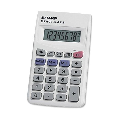 Sharp EL233SB Standard Function Calculator