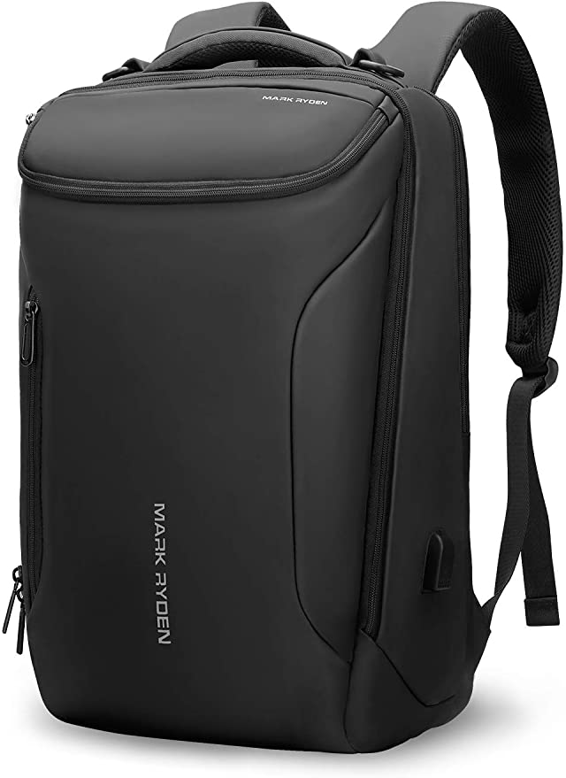 Business Backpack,MARK RYDEN Waterproof laptop Backpack for School Travel Work Flight Fits 17.3 Laptop with USB Port,30L Carry On Luggage