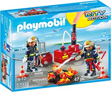 PLAYMOBIL Firefighting Operation with Water Pump Building Set