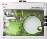 OXO Tot 4-Piece Feeding Set Green