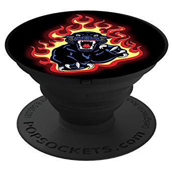 PopSockets: Collapsible Grip & Stand for Phones and Tablets - Panther Flames