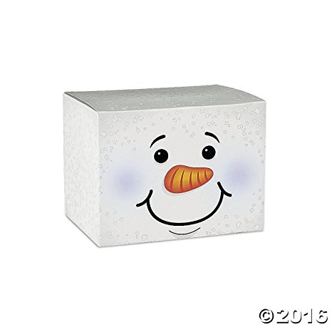 HOLIDAY SNOWMAN GIFT BOXES - 1 Dozen
