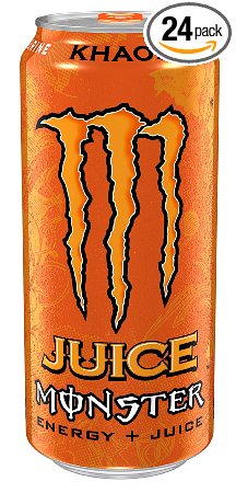 Juice Monster Energy, Khaos, 16 Ounce (Pack of 24)