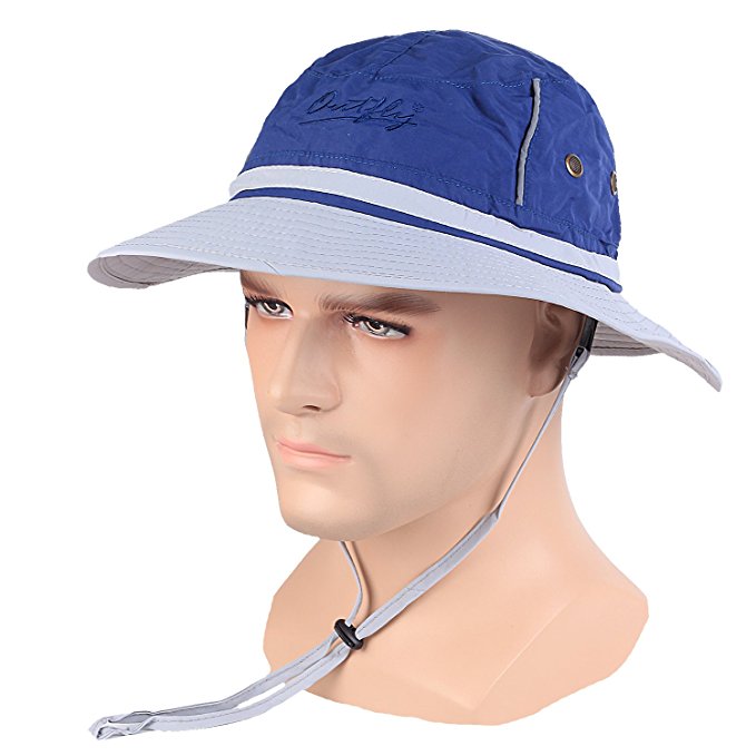 Mazo Quick-Dry Wide Brim Beach Cap Summer Camping Hiking Hunting Fishing Cap