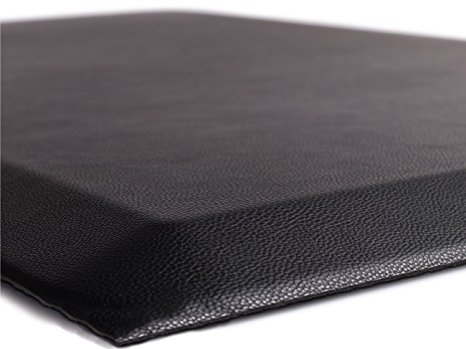 The Original 3/4" GORILLA GRIP Anti-Fatigue Comfort Mat, Ergonomically Engineered, Highest Quality Material, Non-Toxic, Waterproof, 70x24 inches (Black)