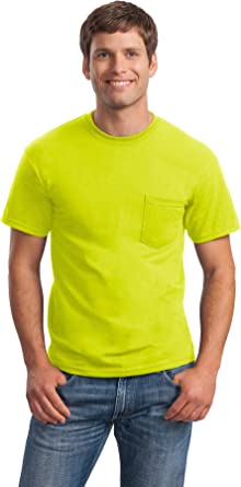 Gildan mens Ultra Cotton Adult T-shirt With Pocket, 2-pack