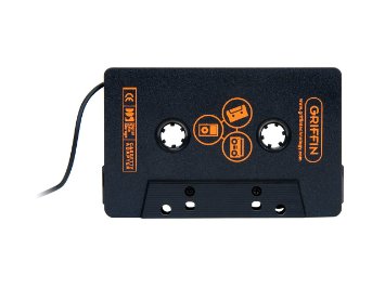 Griffin DirectDeck, Cassette Adapter for Car Stereo System - For iPhone, iPod, Mp3 player, CD player, & Smartphones