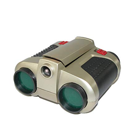 CTM® Unisex Plastic with Rubber Grips Night Scope Binoculars, Tan