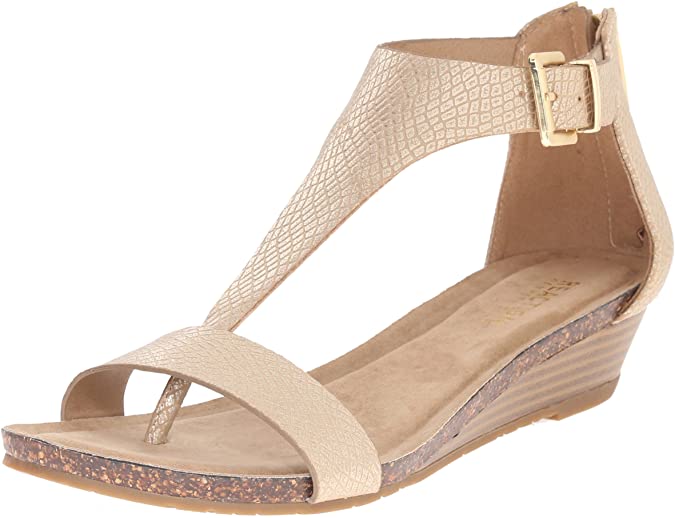 Kenneth Cole REACTION Women's Gal T-Strap Wedge Sandal