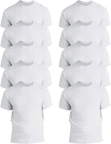 Gildan Men's Heavy Cotton T-Shirt, Style G5000, 10-Pack