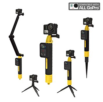 WoCase GoPro Water Sport Accessories(Sold SEPARATELY): Floating Hand Grip/ Dive Scuba Filter Set (5 pcs) for HERO4 HERO3  / 24 Pcs/Pack EXTRA Strong Anti Fog Inserts / Deluxe Bundle /Surf Board Mount for All GoPro HERO Cameras ( Sold SEPARATELY)