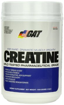 GAT Creatine Monohydrate Powder, 1000 grams