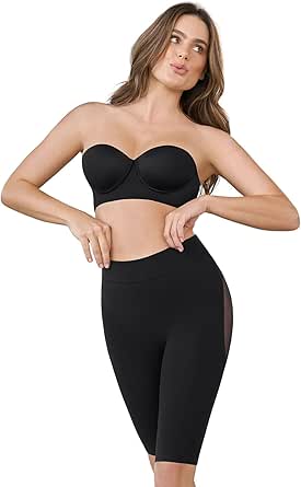 Leonisa Womens Well-Rounded Invisible Butt Lifter Shaper Short