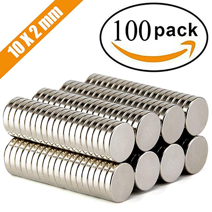 FINDMAG 100Pieces 10X2mm Premium Brushed Nickel Pawn Style Magnetic Push Pins,Fridge Magnets, Office Magnets, Dry Erase Board Magnetic pins, Whiteboard Magnets,Refrigerator Magnets