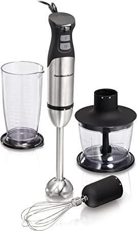 Hamilton Beach 59769-SAU 600 Watts Variable Speed Hand Blender, Stainless Steel, W