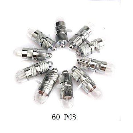 HOSL 60 Pack White LED Party Lights Decoration light For Paper Lanterns Balloons Floral