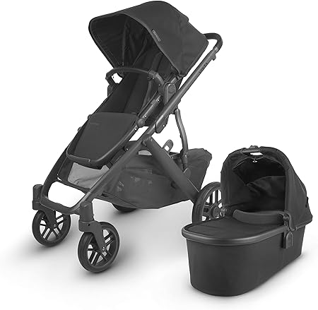 UPPAbaby VISTA V2 Stroller - JAKE (charcoal/carbon/black leather)