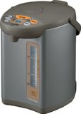 Zojirushi CD-WBC30-TS Micom 3-Liter Water Boiler and Warmer Silver Brown