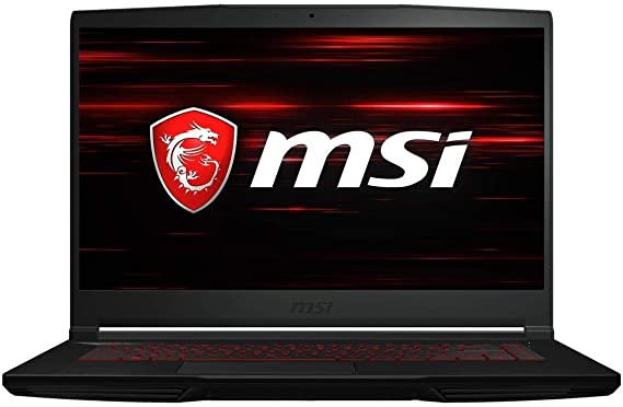 CUK MSI GF63 Thin Gamer Notebook (Intel i7-9750H, 32GB RAM, 256GB NVMe SSD   1TB HDD, NVIDIA GeForce GTX 1050 Ti 4GB, 15.6" FHD IPS-Level 60Hz, Windows 10 Home) Gaming Laptop Computer