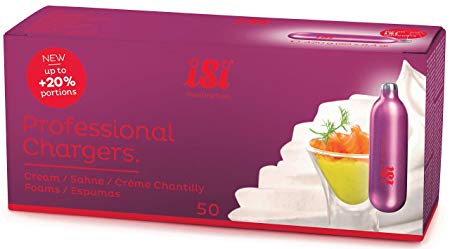 iSi N2O Professional Whipped Cream Chargers (50)
