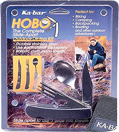 Ka-Bar 2-1301-4 Hobo 3-in-1 Utensil Kit