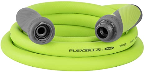 Legacy Flexzilla Garden Lead-in Hose with SwivelGrip, 5/8" x 10', Heavy Duty, Lightweight, Drinking Water Safe-HFZG510YWS
