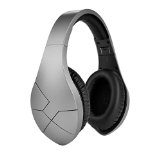 Velodyne vBold Over-Ear Bluetooth Headphones with Built-in Mic for Apple iPhone iPad and Android Devices Satin Silver