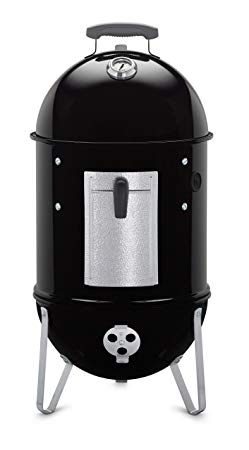 Weber 711001 Smokey Mountain Cooker 14-Inch Charcoal Smoker, Black