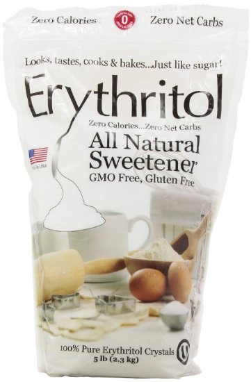 5 Pounds - NON GMO Erythritol, USA made, Gluten Free, 100% Natural, KOSHER certified
