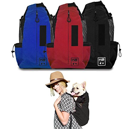 K9 Sport Sack - The Original Dog Carrier Backpack (Small, Jet Black)
