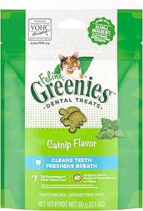 GREENIES Feline Dental Cat Treats Catnip Flavour 60g