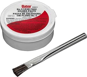 Oatey 53017 Flux with Brush, small, Amber