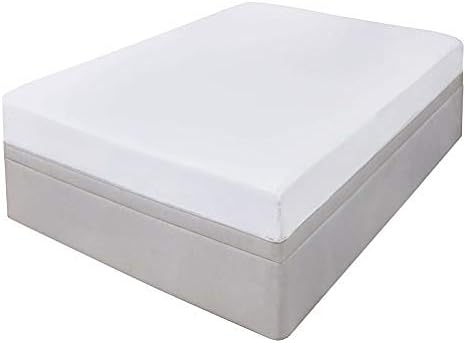 Extra Deep 13"Fitted Sheet for Euro double 140cm x 200cm Bed in 50/50 Polycotton 13 Colours WHITE
