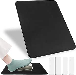 Sewing Machine Pedal Mat, Non Slip Foot Pedal Pad Keeps Petal in Place, Sewing Machine Muffling Mat Pedal Mat Quilting Supplies Accessories 12" x 10"