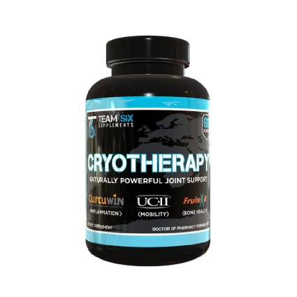 CRYOTHERAPY - All-Natural Joint Support Powerhouse, Clinically Dosed Natural Remedy For Increased Mobility and Joint Pain Relief, Strongest Natural Joint Health Formula On The Market, 60 V-Caps