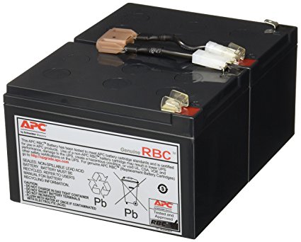 APC UPS Replacement Battery Cartridge for APC UPS Models SMC1500, SMT1000 and SUA1000 (RBC6)