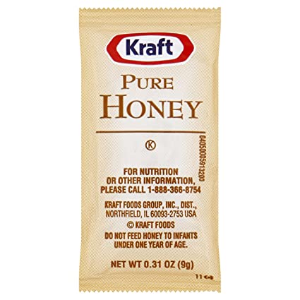 Kraft Honey Single Serve Packet, 9 g. Packets (Pack of 200)