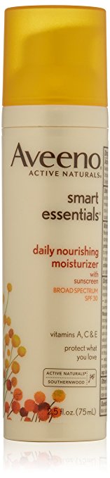 Aveeno, Facial Moisturizers Smart Essentials Daily Nourishing Moisturizer, SPF 30, 2.5 oz