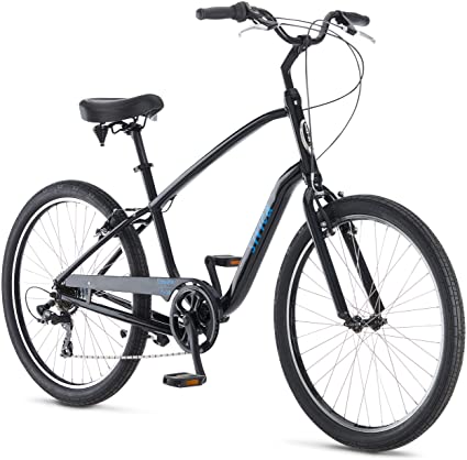 Schwinn Sivica 7 Comfort Cruiser Bike, 7-Speed Shimano Drivetrain, 26-Inch Wheels, Aluminum Step-Over Frame