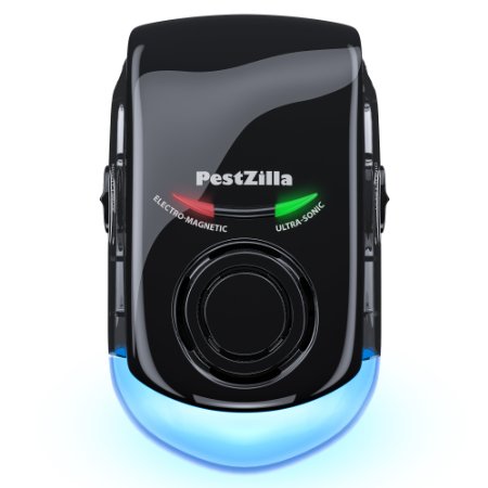 PestZilla Advanced Pest Repeller Device with Direct Plug-in with Night Light - Defends Against All Types of Insects and Rodents
