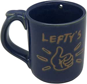 Lefty's Blue Terra Cotta Left-handed Dribble Mug