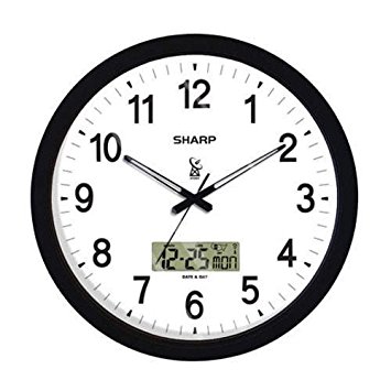 Sharp 14 Inch Atomic Wall Clock