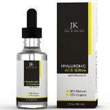Best Hyaluronic Acid Serum Facial Moisturizer with Vitamin C  E  MSM 9733 98 Natural and 72 Organic Ingredients 9733 Potent Facial Serum 9733 Our Anti Aging Serum Will Help Hydrate Your Eyes Face and Neck and Moisturize Wrinkles 9733 1 oz 9733 365-Day Money Back Guarantee