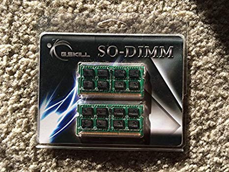G.SKILL F3-10666CL9D-8GBSQ 8GB (2 x 4GB) 204-Pin DDR3 SO-DIMM DDR3 1333 (PC3 10666) Laptop Memory Model