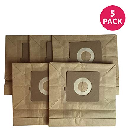 Think Crucial Replacement for Bissell Bags & Filters Fit Zing 22Q3 Vacuums, Compatible with Part # 77F8 (5 Pack)