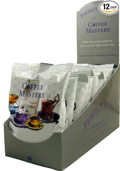 Coffee Masters Perfect Potful Cranberry Crème Brulee, 1.5-Ounce Packets (Pack of 12)