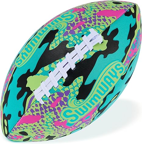 SwimWays Hydro Waterproof Football, 9.25 Inches, Blue