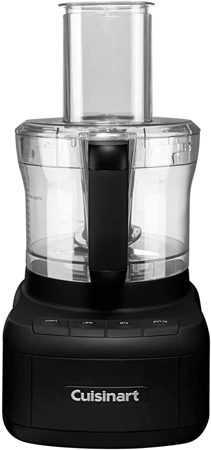 Cuisinart FP-8MB Elemental 8-Cup Food Processor, Matte Black