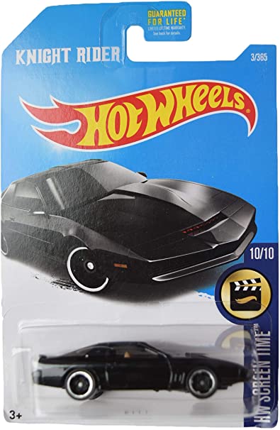 Hot Wheels Screen Time 10/10 Knight Rider K.I.T.T. 3/365, Black